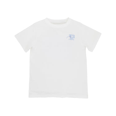Beaufort Bonnet - Worth Avenue Sir Proper's T-Shirt -  White with Sailboats