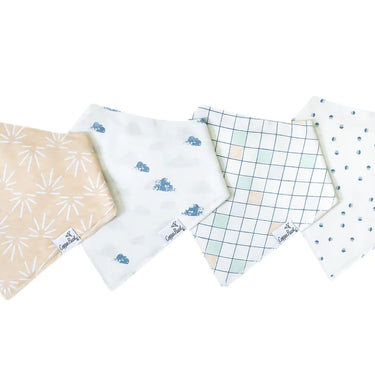 Copper Pearl - Baby Bandana Bib (4-Pack ) -  Sol