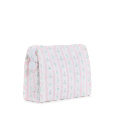 TRVL Design - Roadie Small Zip Pouch Ribbon Floral Pink