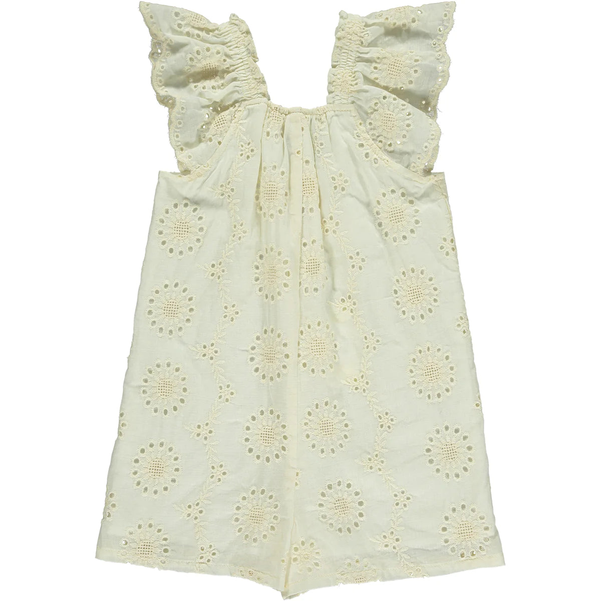 Vignette  - Madigan Romper - Ivory Eyelet