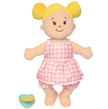 The Manhattan Toy Company - Wee Baby Stella Peach with Blonde Buns