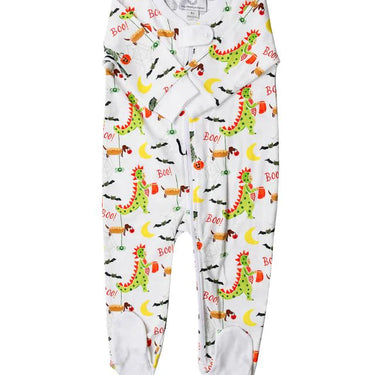 Proper Peony - Spooky Zippered PJ no feet