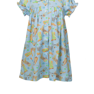 Proper Peony - Boots Button Front Dress