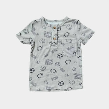 Babysprouts - Boys Henley Shirt - Team Sports