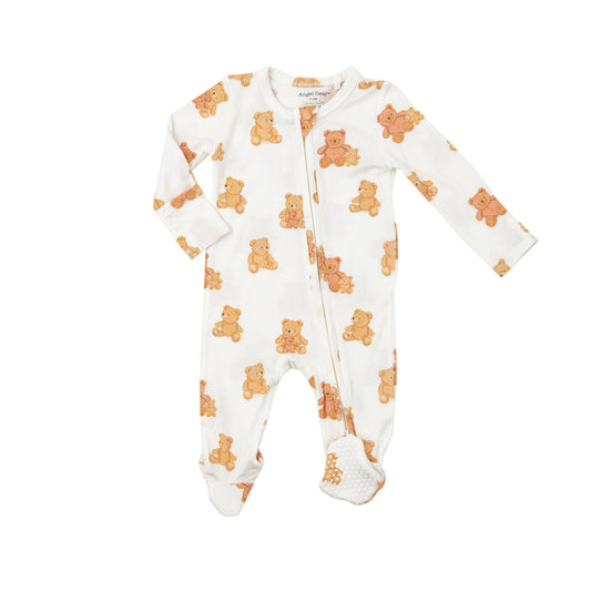 Angel Dear - 2 Way Zipper Footie - Teddy Bears