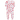 Pink Chicken - Baby Bamboo Romper - Blue Vintage Santas