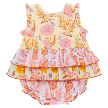 Pink Chicken - Baby Girls Heidi Bubble - Gilded Floral Mix