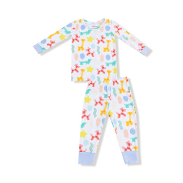 Angel Dear - L/S Loungewear Set - Balloon Animals - Blue