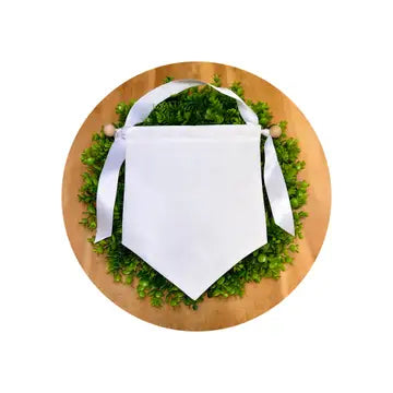 Royalty Collection - White Indian Silk Banner