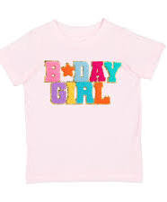 Sweet Wink - Birthday Girl Patch Short Sleeve - Ballet Pink
