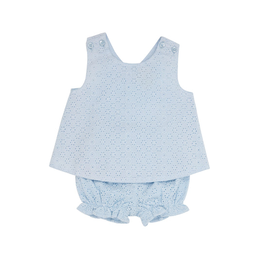 The Beaufort Bonnet - Bettye Bloomer Set Buckhead Blue Eyelet