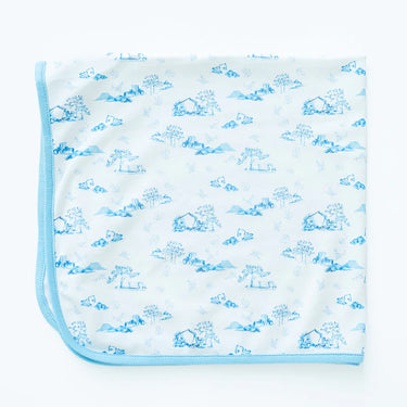 Ruth and Ralph - Truck Toile Receiving Blanket