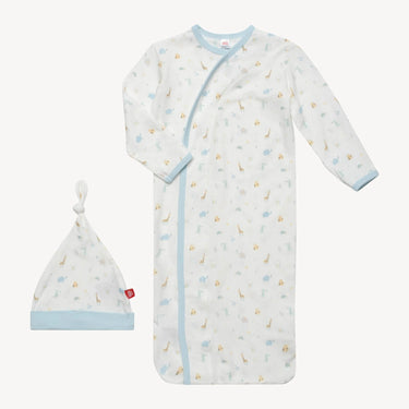 Magnetic Me - Blue Little Bitty Pretty One Gown & Hat