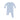 Angel Dear -  2-Way Zipper Footie - Solid Blue Fog