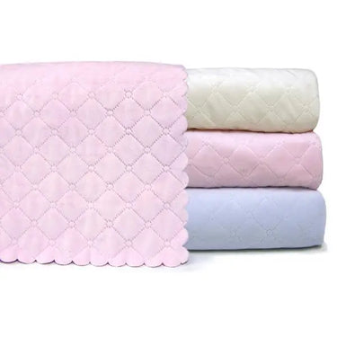 A Soft Idea - Nanas Single Face Quilted Plush Baby Blanket