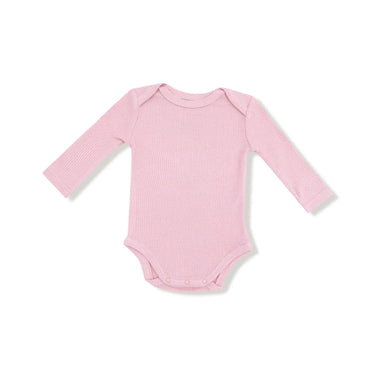 Angel Dear - Basic Lap Shoulder Bodysuit - Cameo Waffle