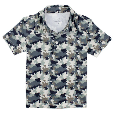 Properly Tied - Boys Inlet Polo Delta Backwater Camo