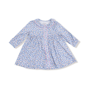 Angel Dear - Jill Dress L/S with Ric Rac Detail and Diaper Cover - Country Calico