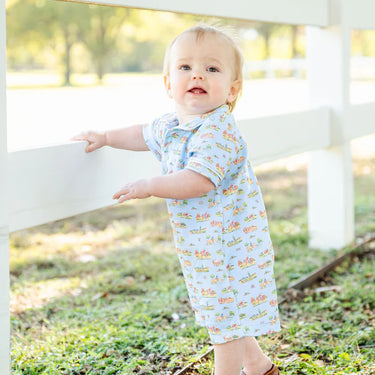 Ruth and Ralph - Western Toile Harold Romper