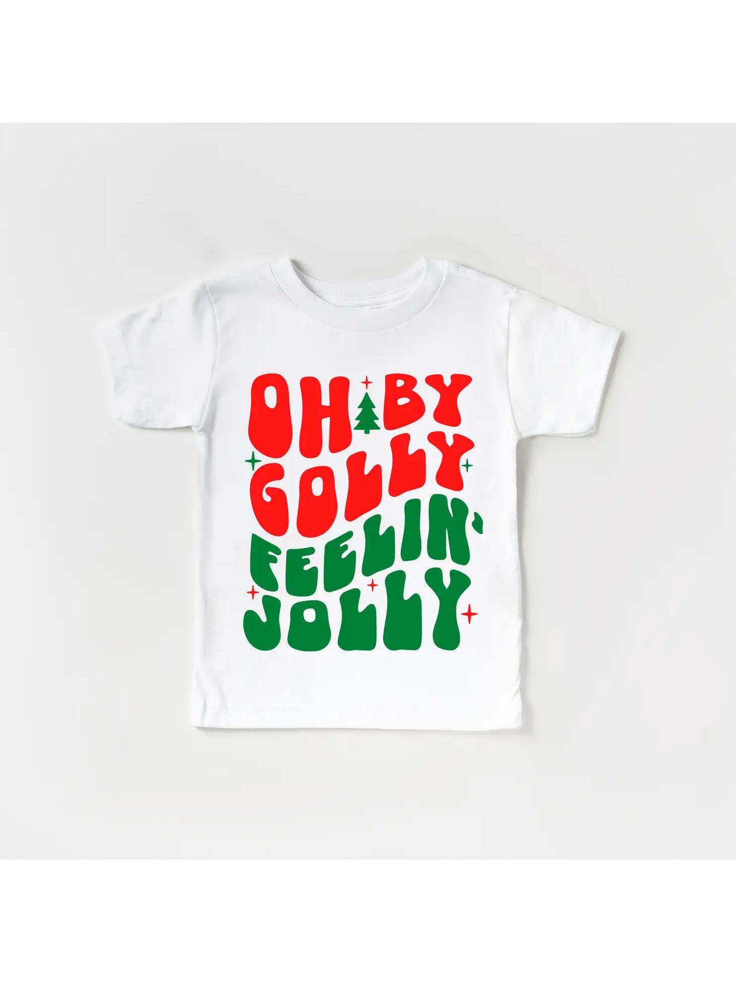 Benny and Ray T-Shirt - Oh By Golly Feeling Jolly - White