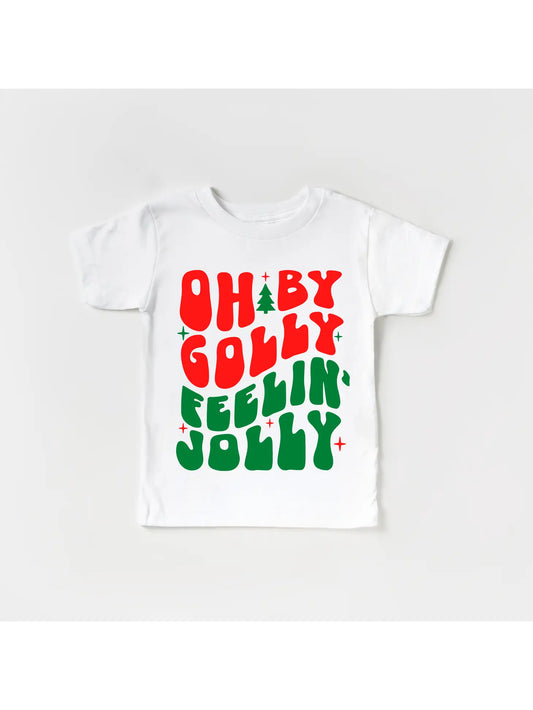 Benny and Ray T-Shirt - Oh By Golly Feeling Jolly - White