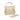 Doe a Dear - Gold Closure Glitter Jelly Bag - Silver Glitter