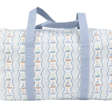 Apple Of My Isla - The Duffle Bag -  Sailboats