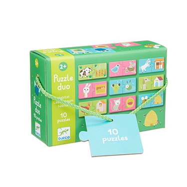 DJECO - Puzzle Duo Habitat