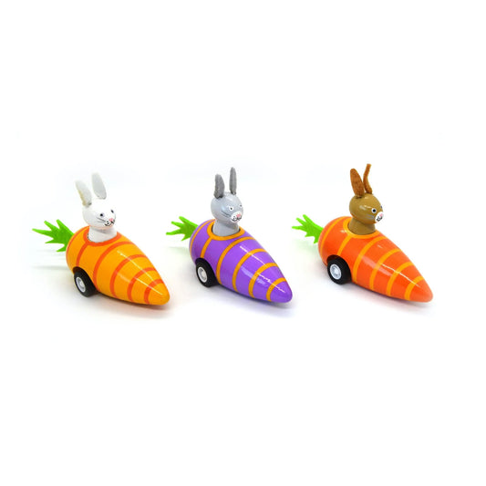 Jack Rabbit Creations - Pullback Bunny in Carrot