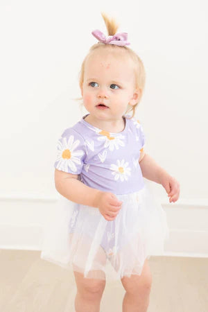 Mila & Rose - I HEART DAISIES TUTU BODYSUIT