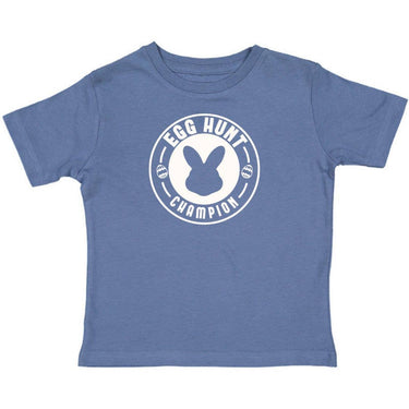 Sweetwink - Egg Hunt Champion Easter Short Sleeve T-Shirt - Indigo