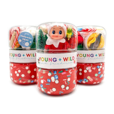 Young Wild & Friedman - Elf Grab & Go Dough Jar