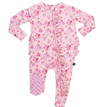 Lev Baby - Eliana Ruffled Zippered Footie