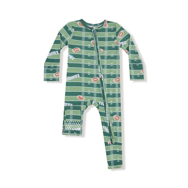 Angel Dear - 2 Way Zipper Romper - Football Field - Glow in the Dark