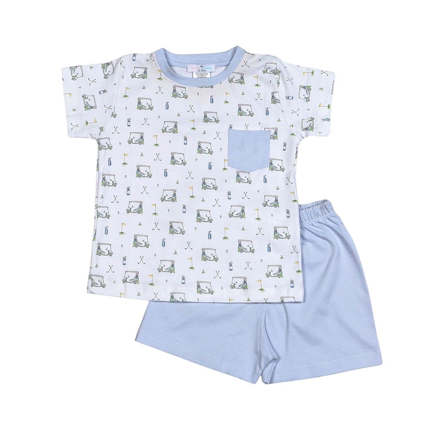 Baby Loren - Baby Golf Club Pima Short Set