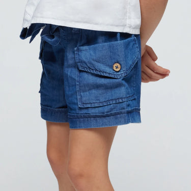 Mayoral - Girls Paperbag Shorts - #3252