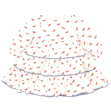Pink Chicken - Girls Julia Dress - Tiny Horses