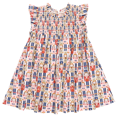 Pink Chicken -  Girl's Stevie Dress - Vintage Nutcracker