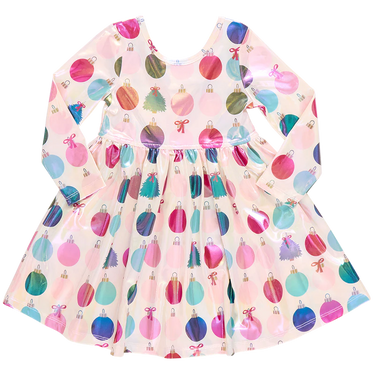 Pink Chicken - GIrls Lame Steph Dress -  Ornaments