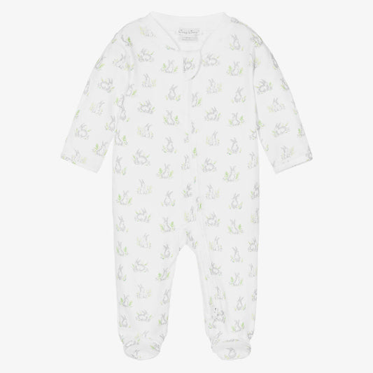 Kissy Kissy Footie with zipper - Cottontail Hallows