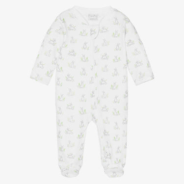 Kissy Kissy Footie with zipper - Cottontail Hallows