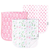 Copper Pearl -  Burp Cloth Set (3-Pack) - Claire