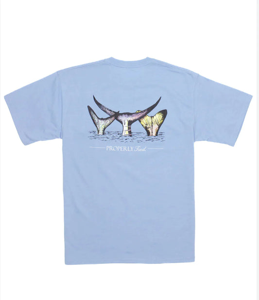 Properly Tied - Baby & Boys Fish Out Of Water Short Sleeve - Light Blue