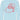 Mustard & Ketchup Kids - Long Sleeve Light Blue Santa Face