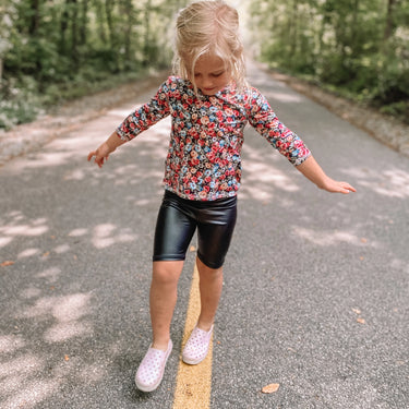 Baby Yoga - The Bellflower Collection - Bellflower Floral Long Sleeve