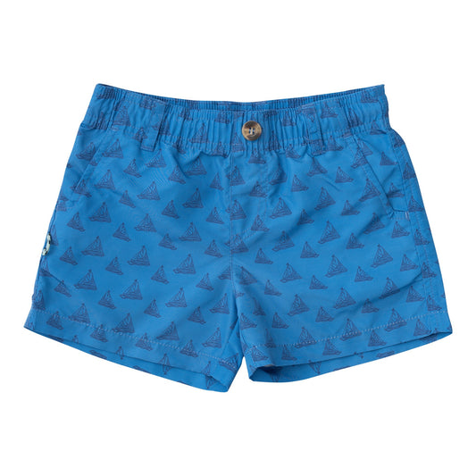 Prodoh - Outrigger Performance Short -  Sailboat/Blue