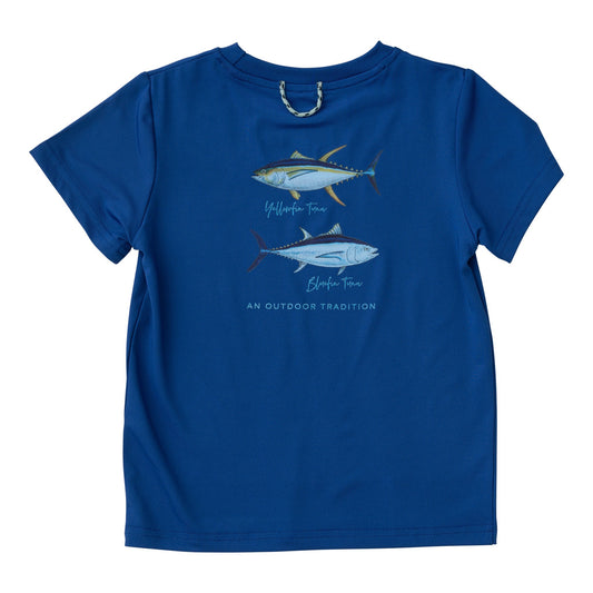 Prodoh - Pro Performance Fishing Tee - Yellowfin & Bluefin Tuna on Back