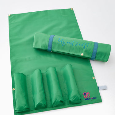 Oh My Mahjong - Kelly Green Let's Rack & Roll Bag