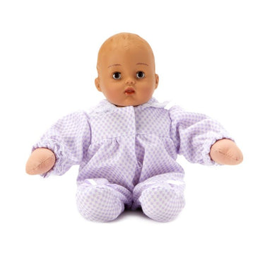 Madame Alexander - Lavender Checked Huggums Doll  - Medium Skin