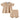 Lil Cactus - Light Brown Pinstripe Pumpkin Smocked Dress and Bloomer Set